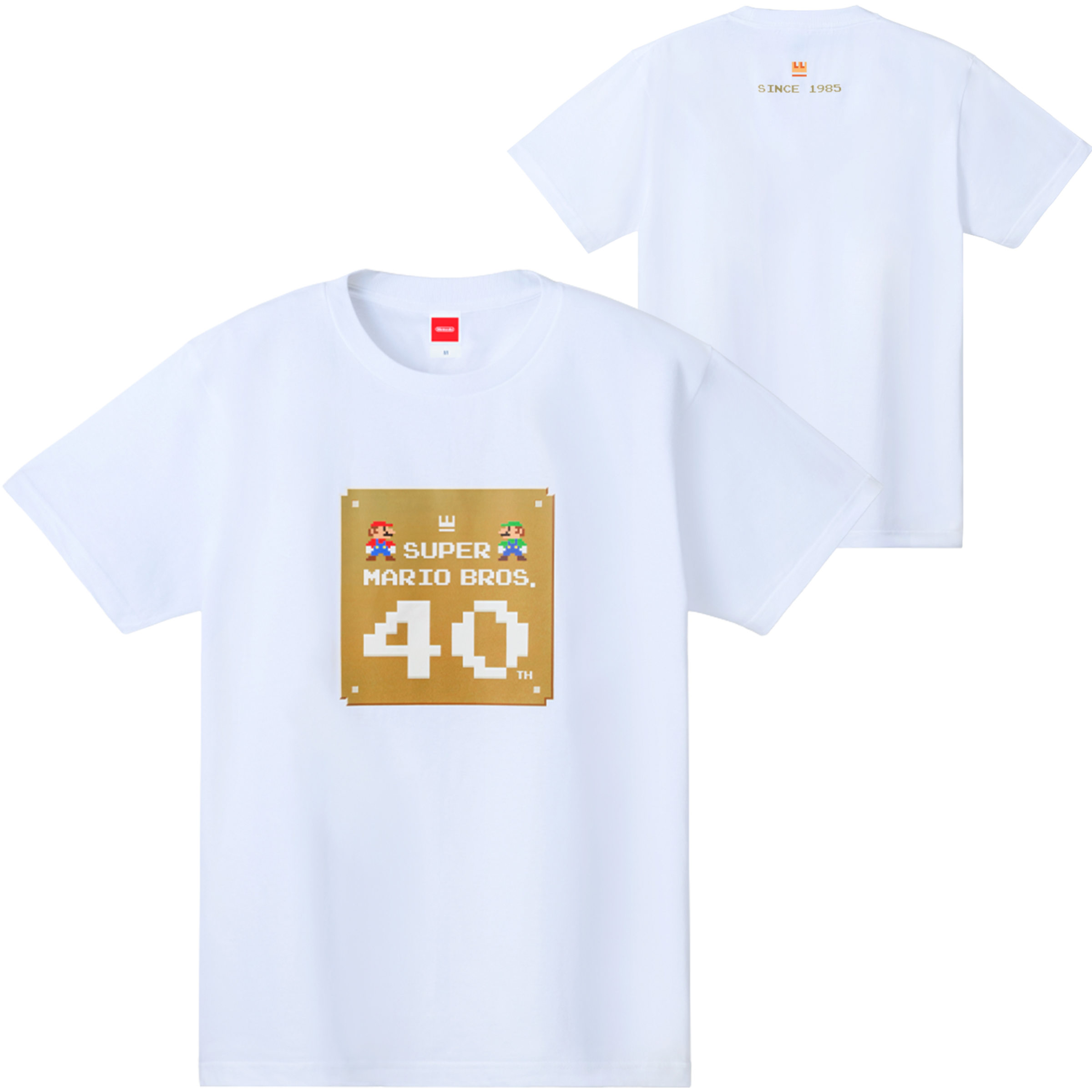 Super Mario Bros.™ 40th Anniversary T-Shirt - White - Nintendo